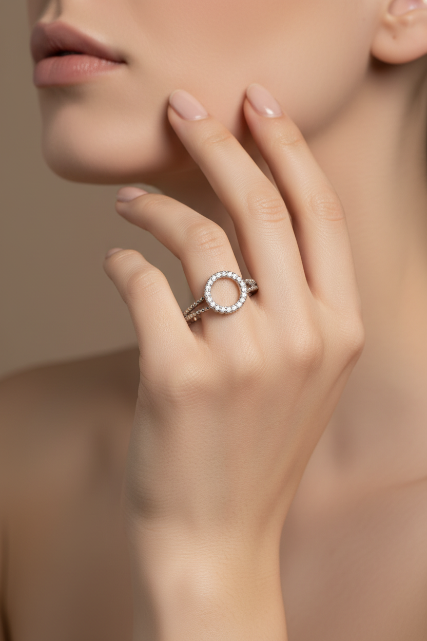 Crystal Orbit Ring