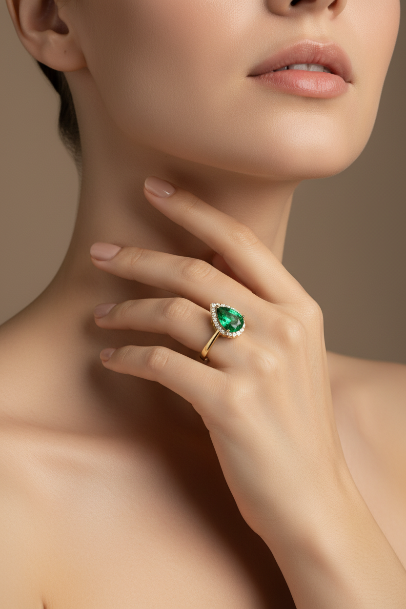 Majestic Drop Ring