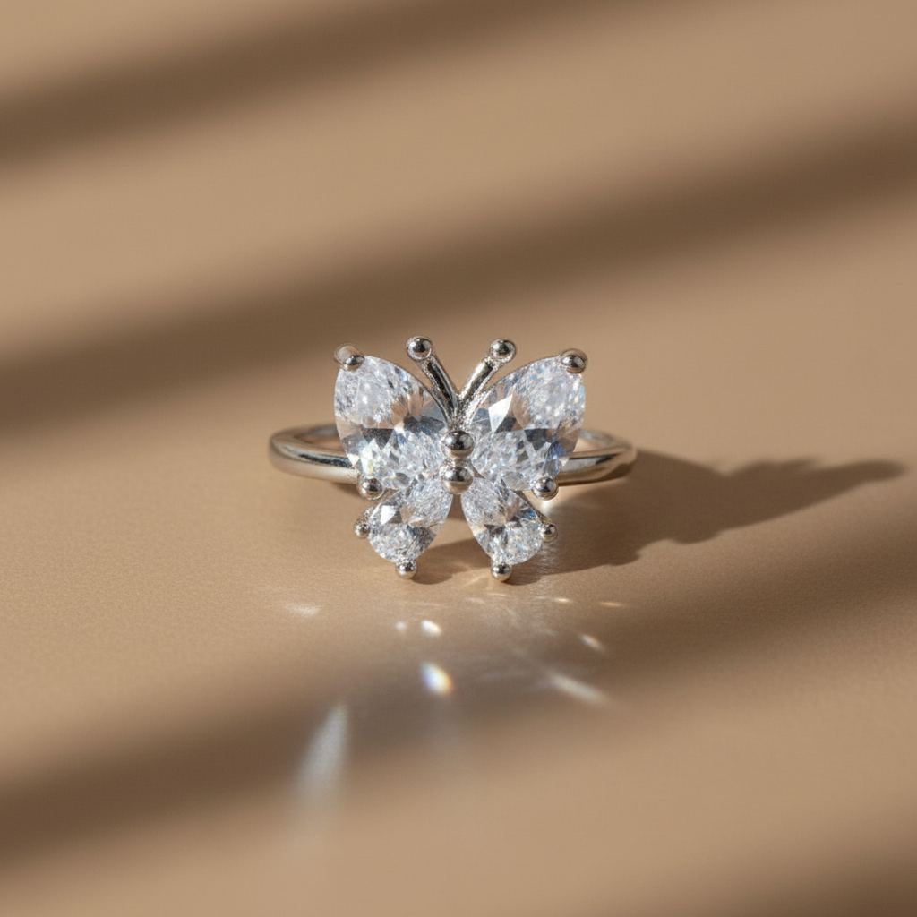 Aurora Butterfly Ring