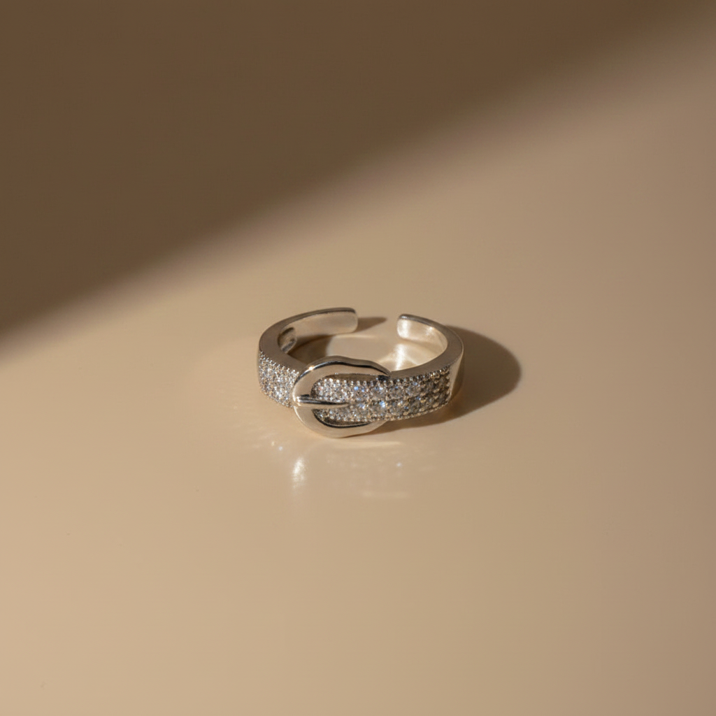 Crystal Belt Ring