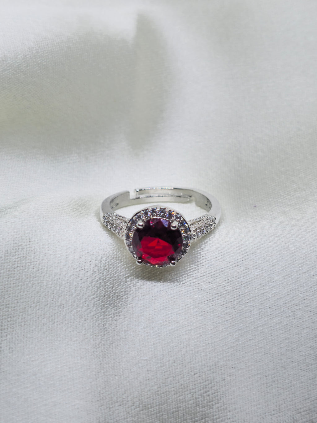 Wine Stone Ring