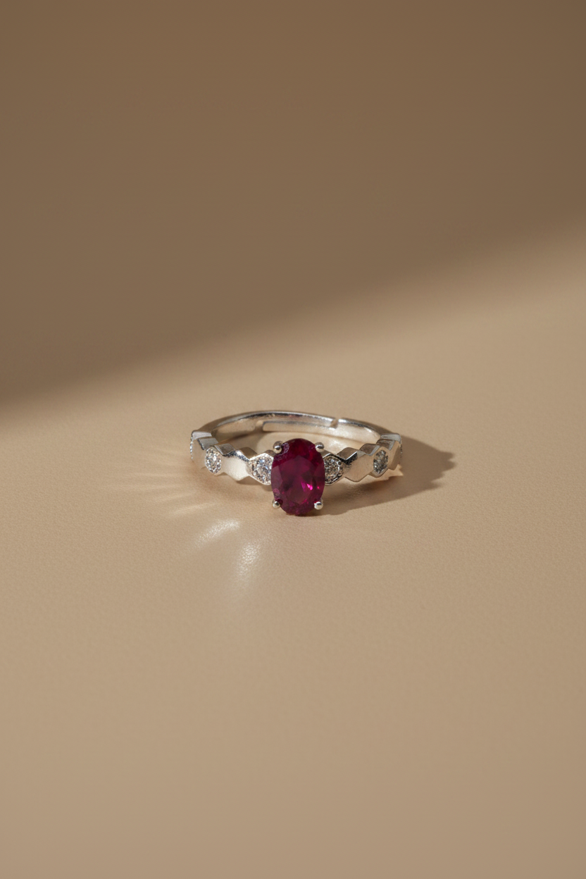 Ruby Charm Ring