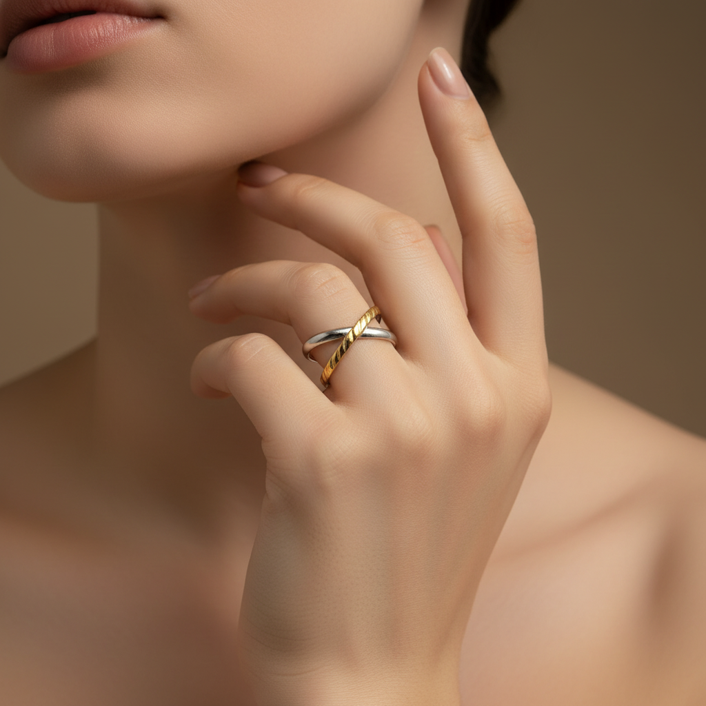 Dual Tone X Ring