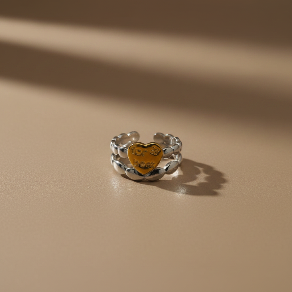 Honey Heart Ring