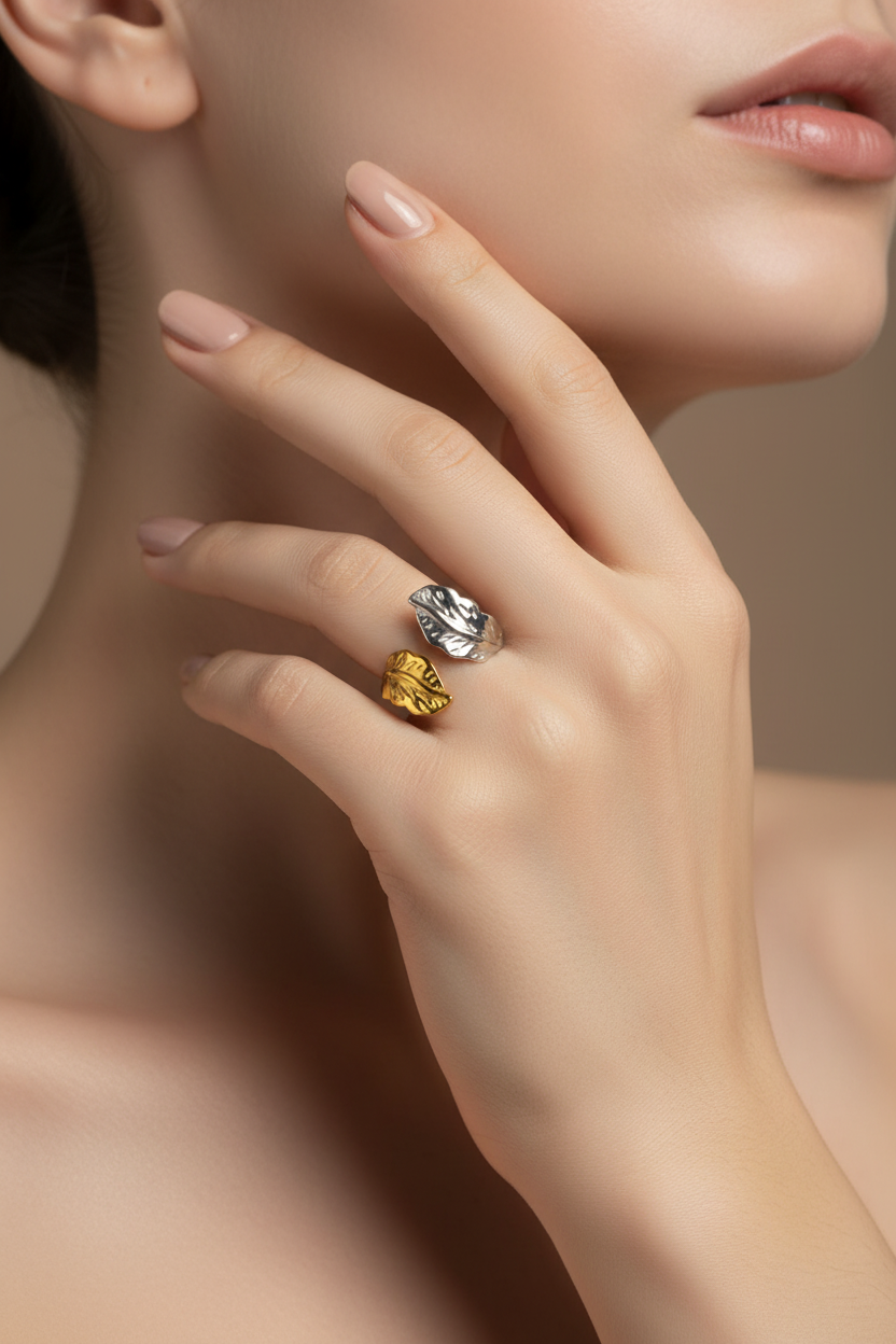 Two leaf ring