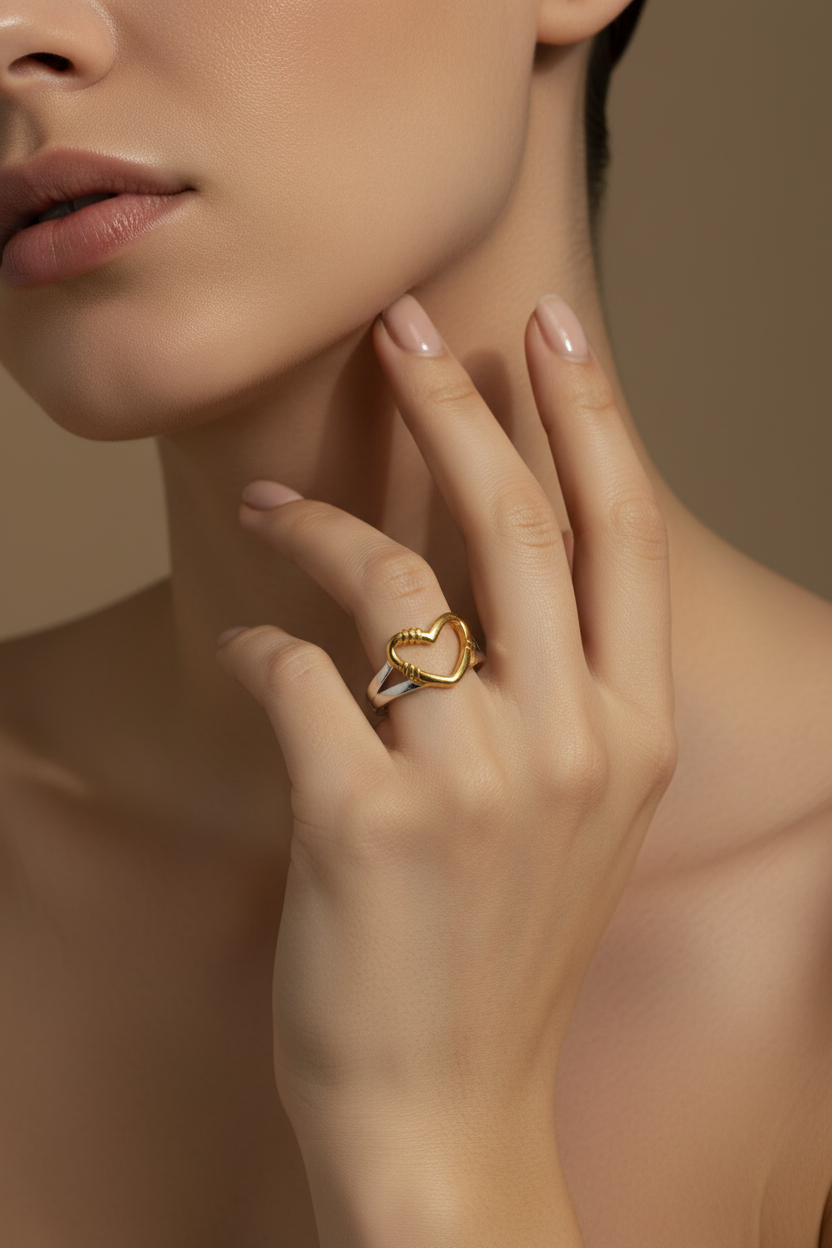 Hollow Love ring