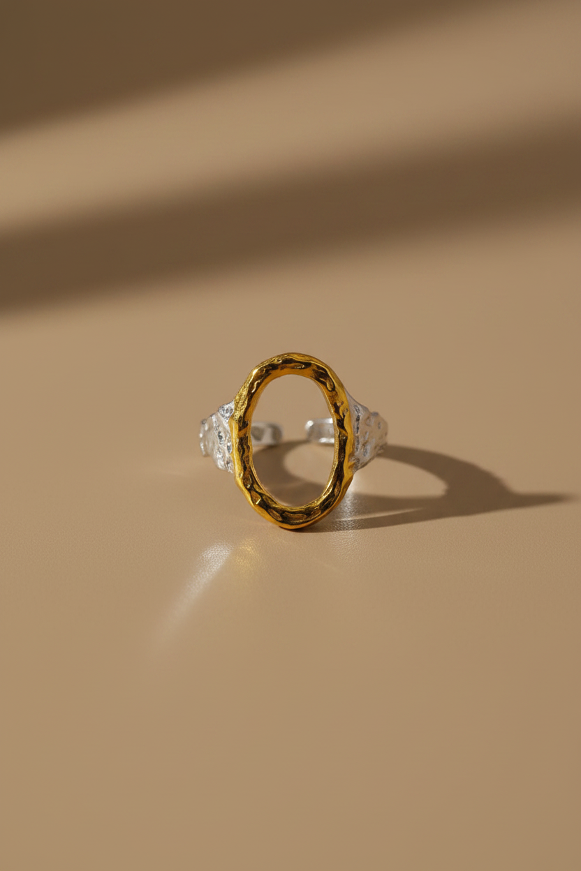Molten Gold Ring