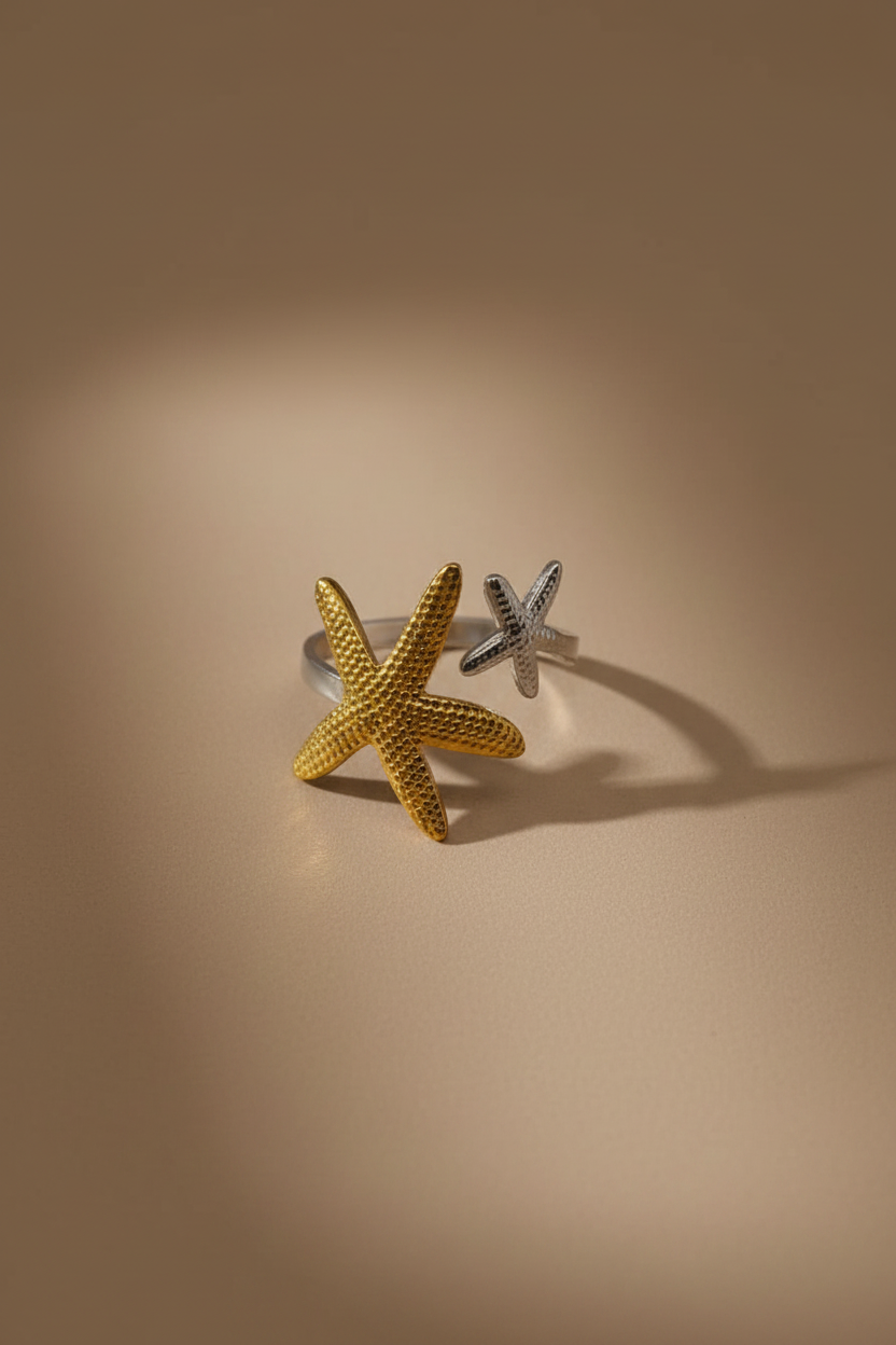 Starfish Duo Ring