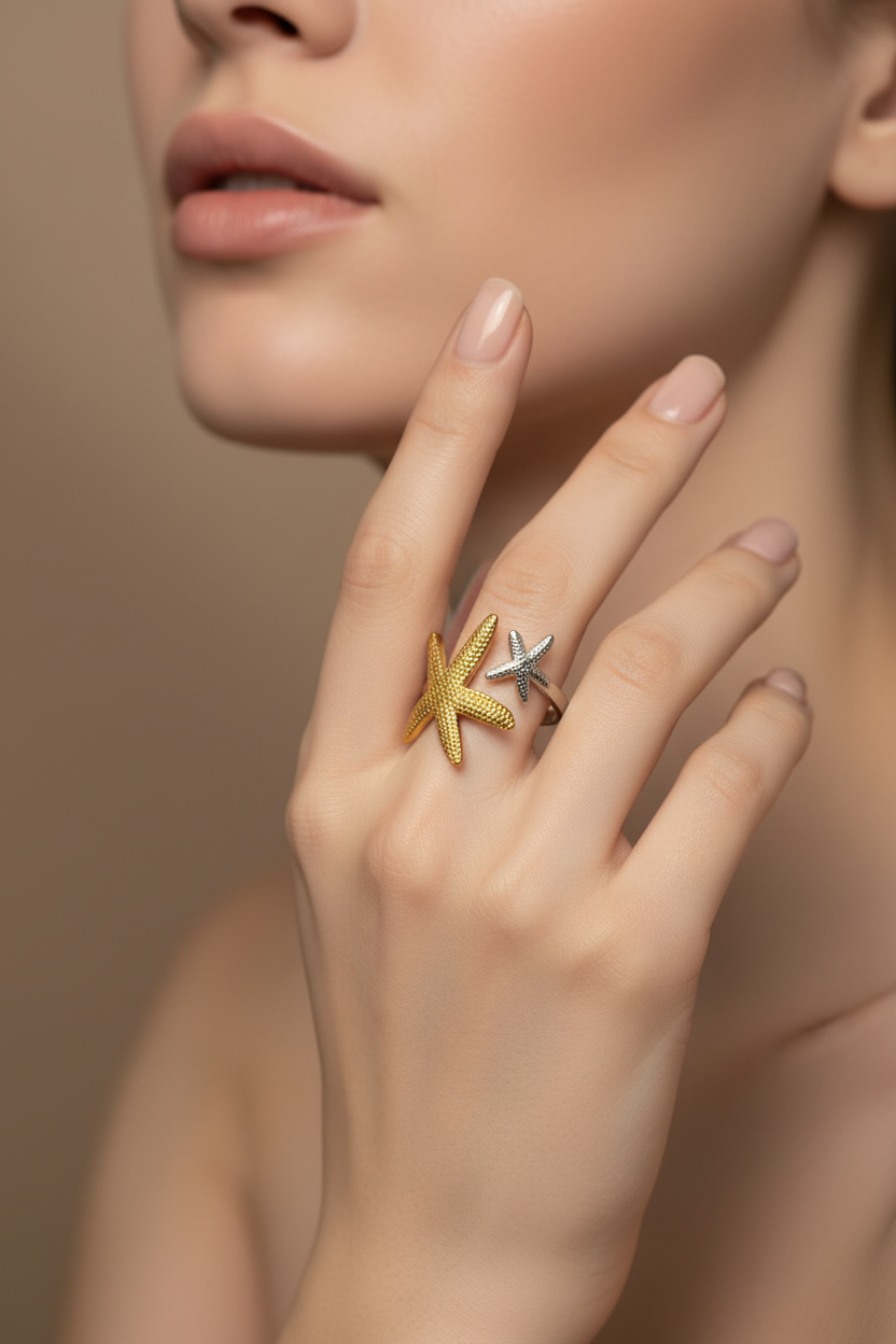 Starfish Duo Ring