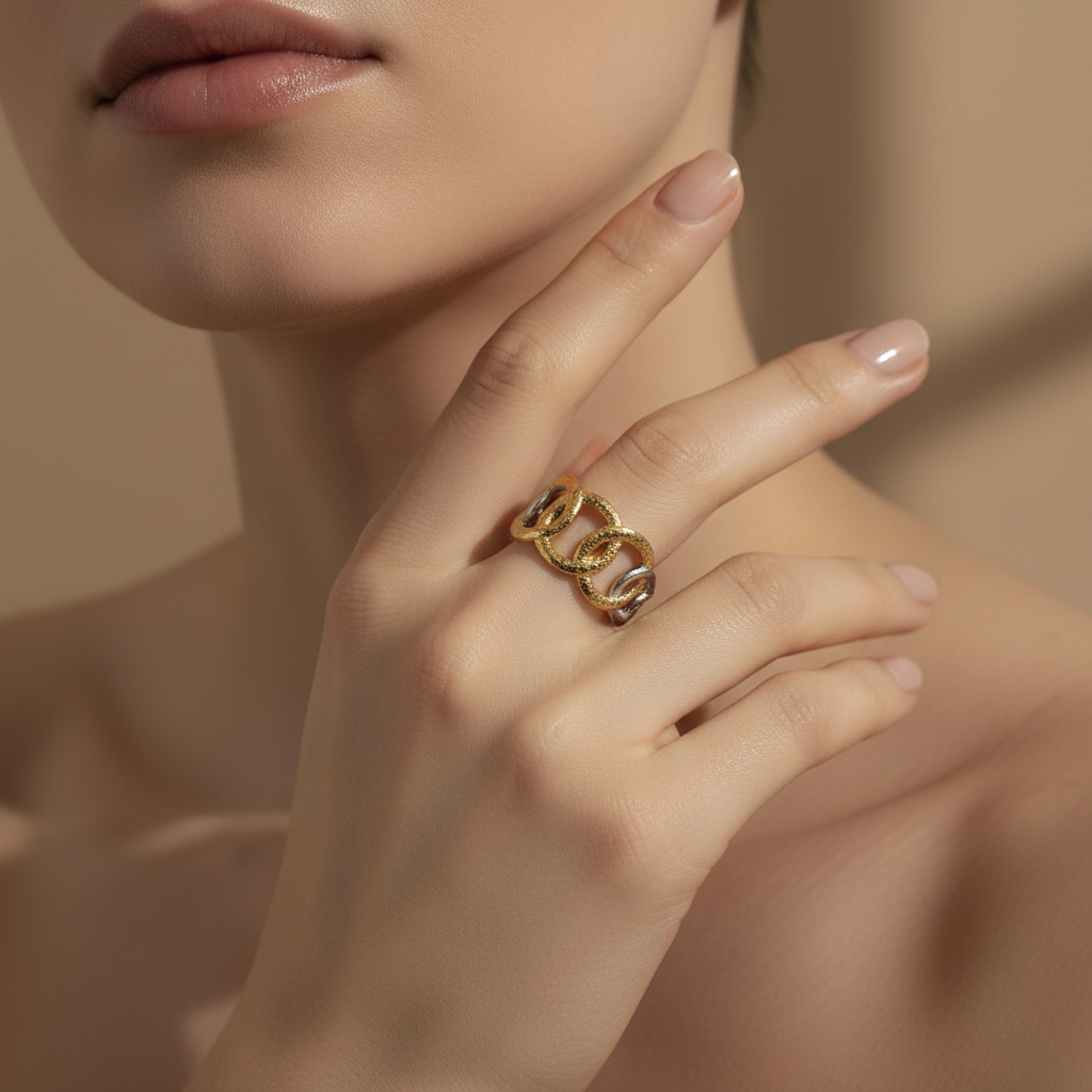Infinity Chain Ring