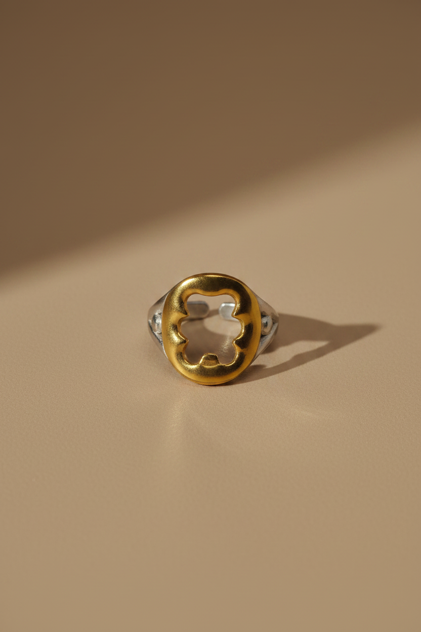 Golden Clover Ring