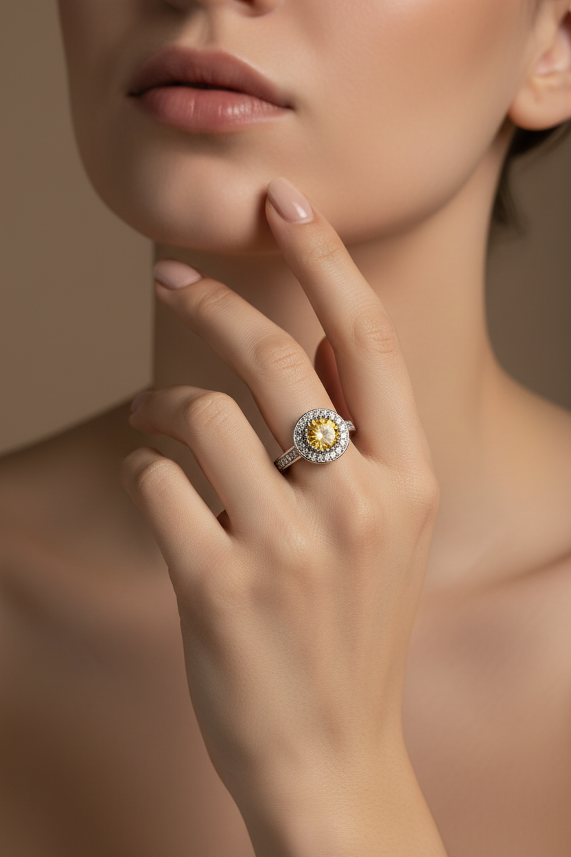 Amber Luxe Ring