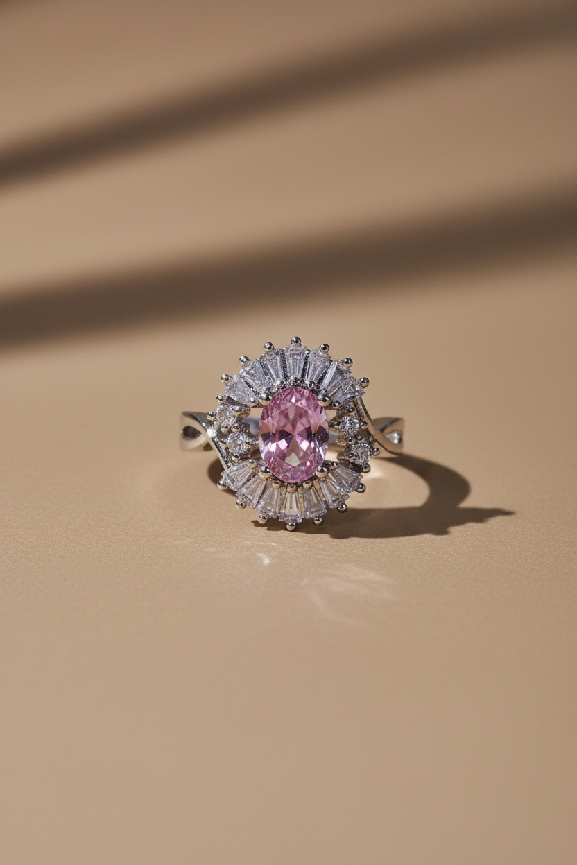 Rosé Radiance Ring