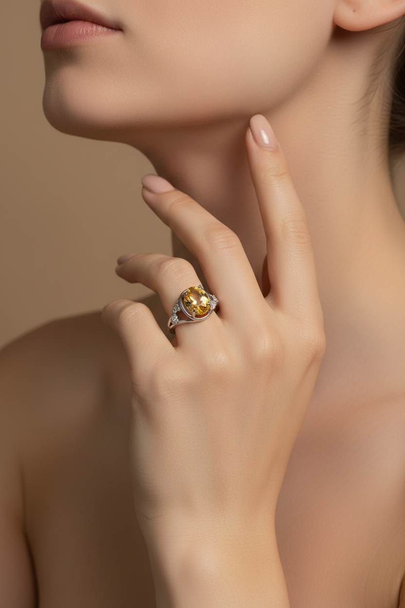 Golden Glow Ring
