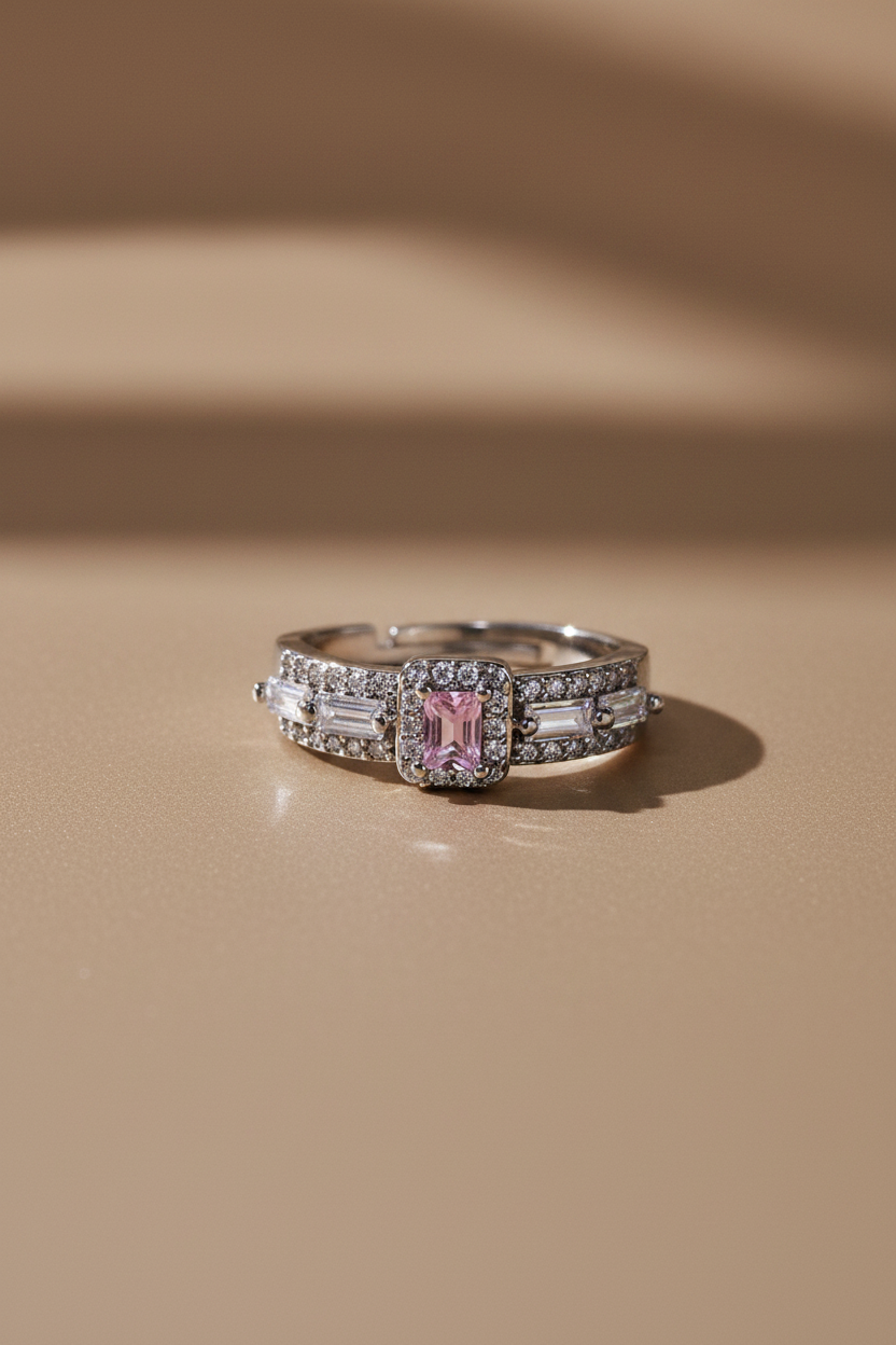 Pink Whisper Ring