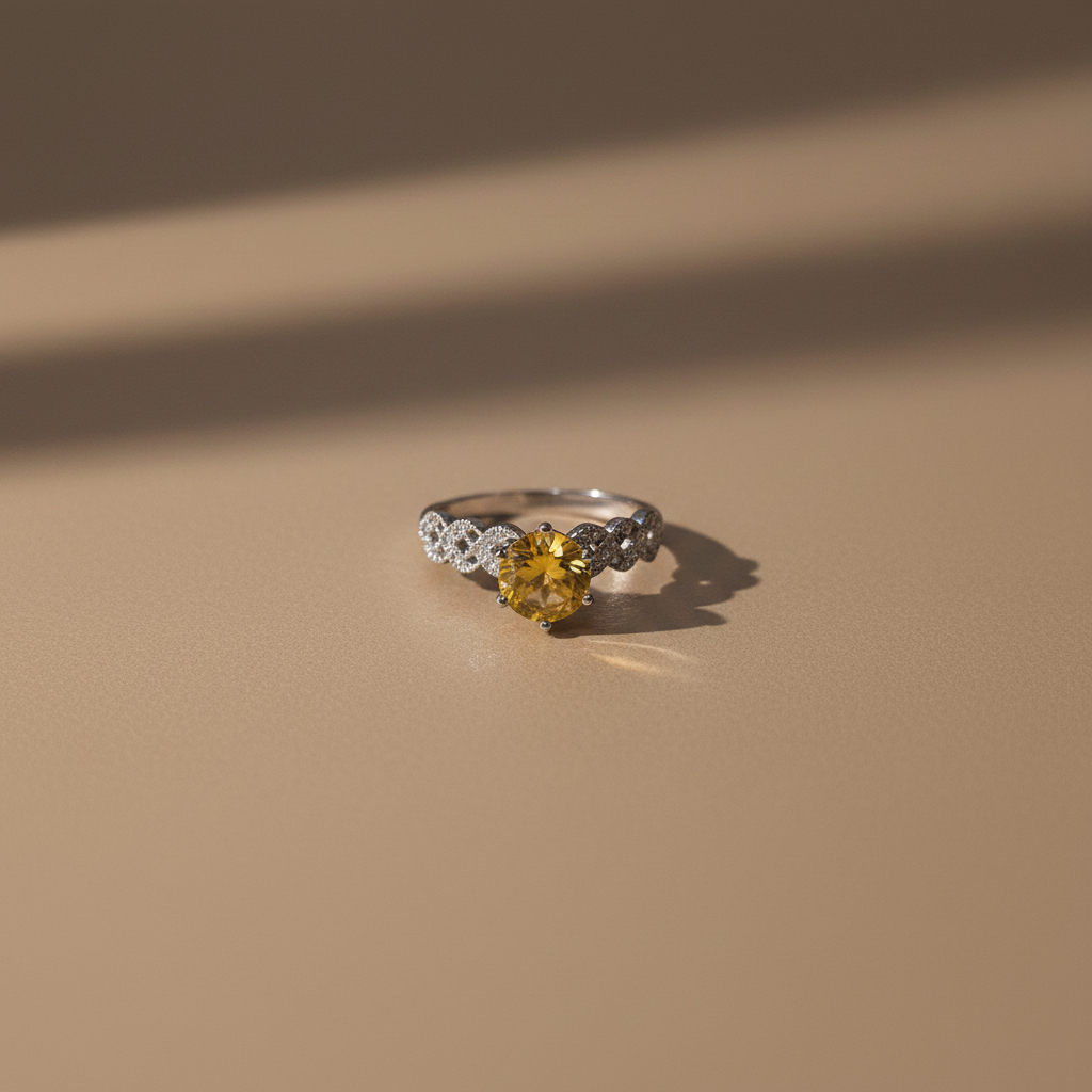 Sunbeam Crystal Ring