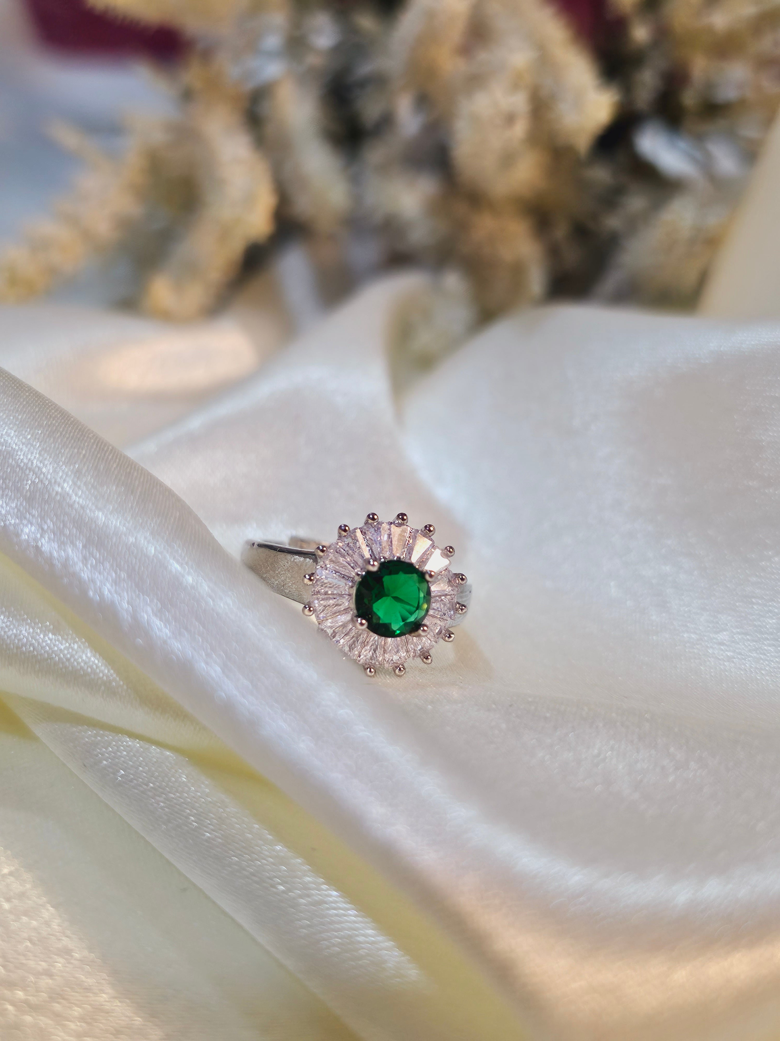 Mystic Emerald Ring