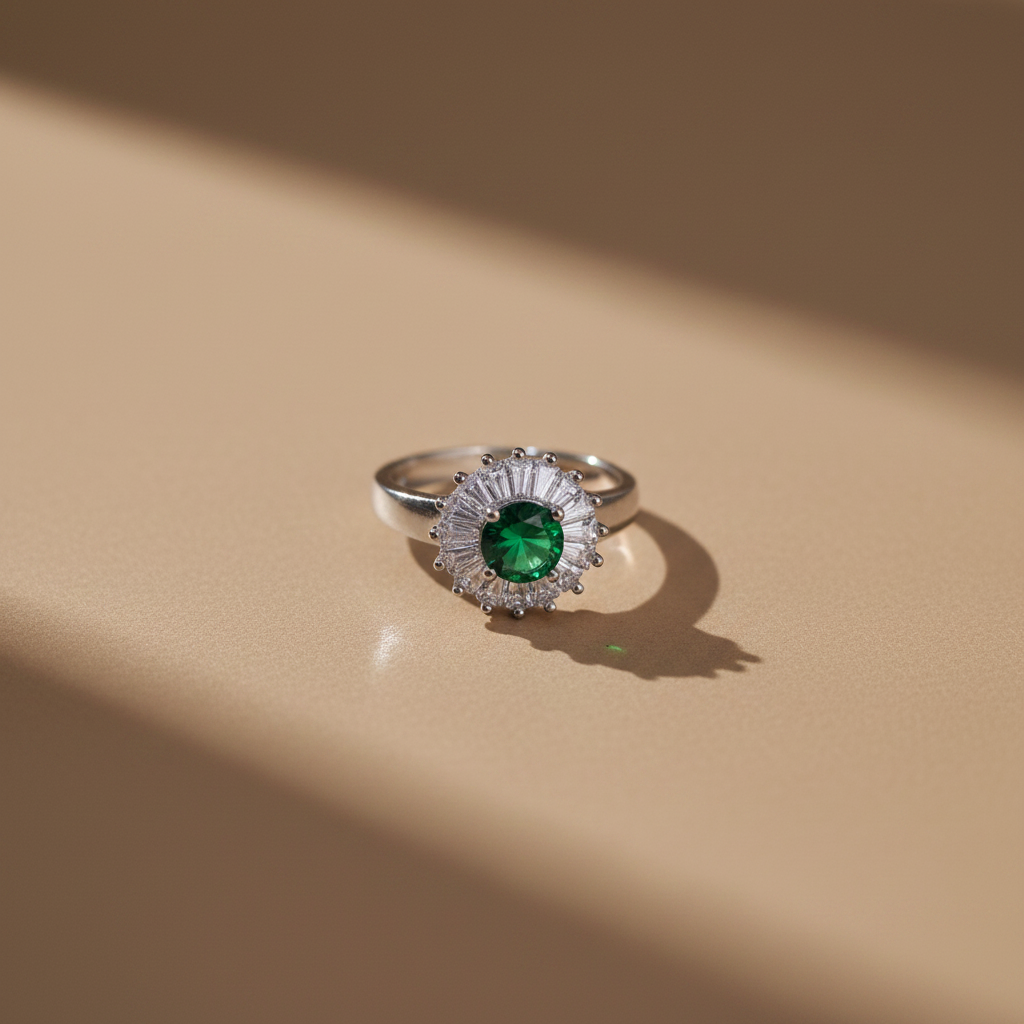 Mystic Emerald Ring