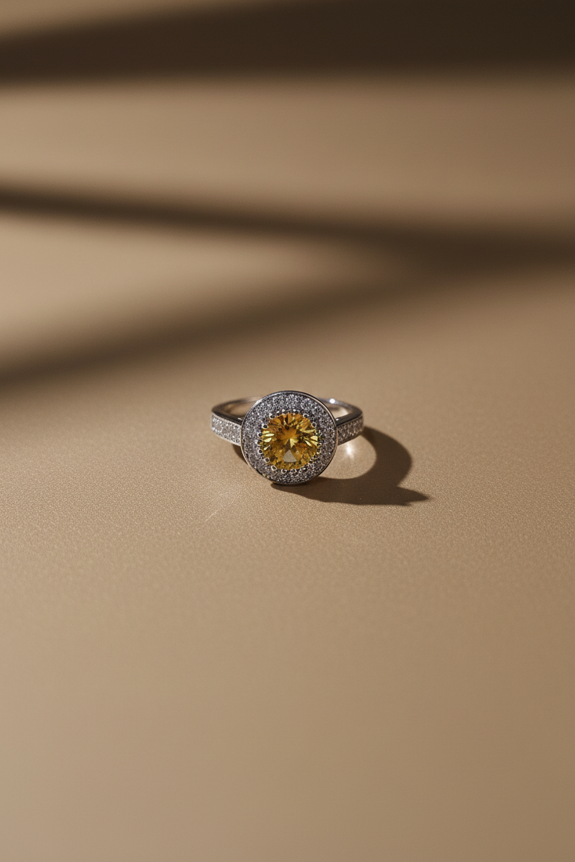 Amber Luxe Ring