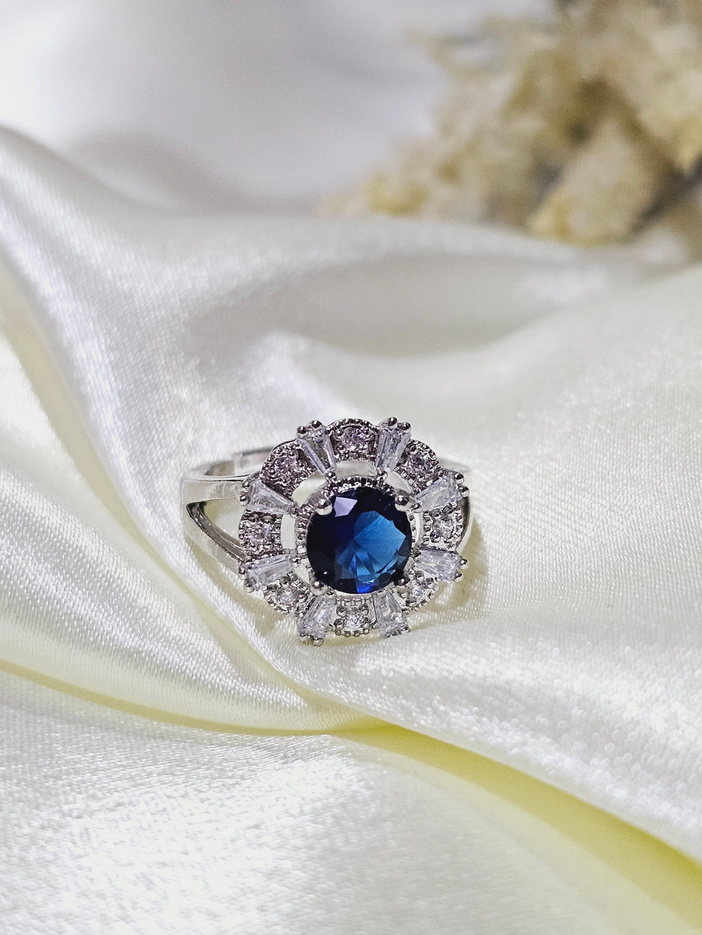 Sapphire Frame Ring