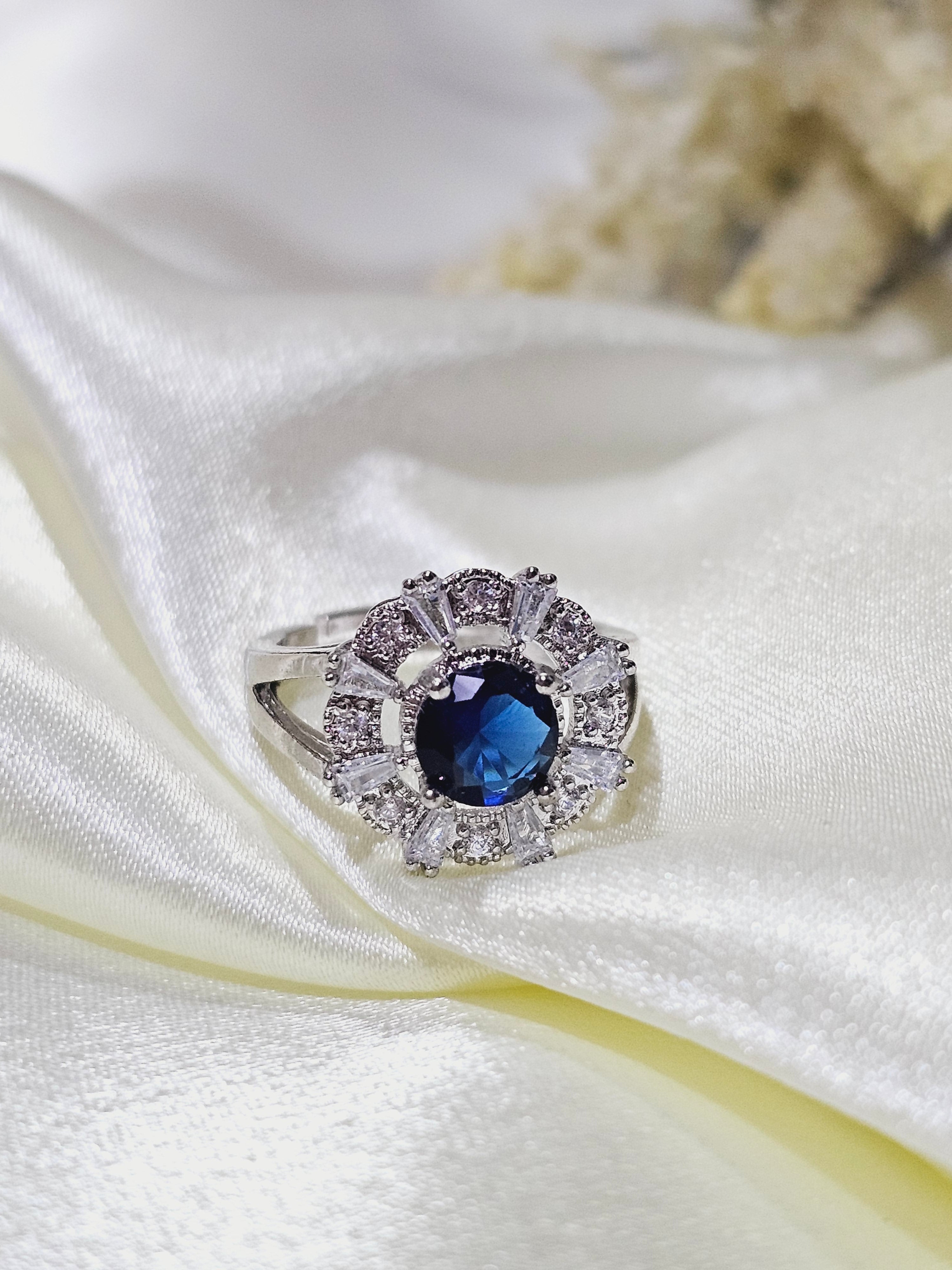 Sapphire Frame Ring